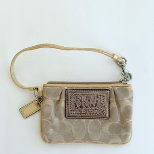 Vintage Coach wristlet